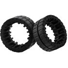 2pcs Replacement Rubber Wheel Tires Cover Parts For Irobot Braava Jet M6 S