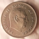 1963 Denmark Krone - Excellent Vintage Coin - Free Shipping - Dansk Bin  2