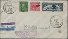 Airmail Cover Sent To Bangkok Thailand From Atlanta Air Mail Field 1928