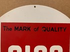 Sico Gas Pump Plate Metal Mt  Joy Oil Can Garage Wall Decor