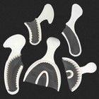 50 Pcs bag Dental Disposable Triple Impression Bite Registration Trays F a p q s