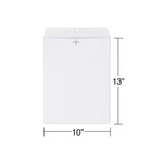 Staples Clasp   Moistenable Glue Catalog Envelopes 10 x13  Bright White 100 bx