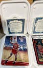 Lot Of 7 Michael Jordan Collector Plates 1997 Upper Deck Original Boxes And Coa