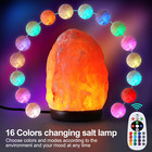 5 5 Inch Himalayan Salt Lamp Night Light With Remote Control  Upgraded 16 Colors