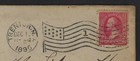 1896 U s  First Bureau Flag Cancel Cover - Trenton  New Jersey