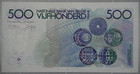 Nd  1984-6  Belgium 500 Francs Banknote  P 143a  Georges Laki  re   Jean Godaux