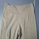 Wet Seal Taupe Gray High Waist Flare Leg Yoga Pants Size Large Cotton Blend Y2k