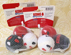 Kong 6-pack Small Signature Sport Balls Durable Catch Dog Toy New -free Shipping