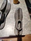Antique Cobbler Stand 13    Cast Leg Stand Warranted 4 Shoe Forms Cast Iron Heels 