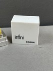 Vintage Caron Infini Mini Pure Parfum Splash Glass Bottle   Stopper Travel