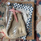 Vintage 90s    spot The Dog  Brown Bag Cookie Co  Mold Stoneware Farmhouse Country