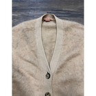 Acne Studios Cream Mohair Cardigan  m 