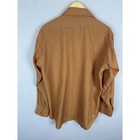 Vintage Bold 711 Burnt Orange Disco Collar Shirt 16 5 Retro 70s Polyester Japan