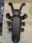 Vintage Cast Iron Boot Jack Ornate Beetle Bug Cricket   2 Usa 9 5  Long