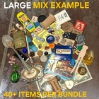 Vintage Trinket Mystery Grab Bag  scoop   large Bundle  40-45 Pieces  I Spy Core