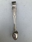Sterling Silver Sugar Tongs Unique Detailed Designs