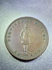 1852 Canada Quebec Bank Token  One Half Penny Bank Token   Nice