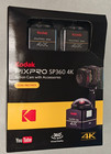     new     Kodak Pixpro Sp360 4k Action Cam Dual Pro Pack With Accessory Bundle
