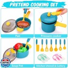 Kids Play Kitchen Accessories Set  Pretend Play Cooking Toys Set  Kitchen Toy