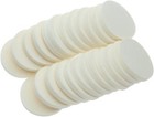 24 Count Professional Cosmetic Sponges With Vitamin E  Round Sponges  White 