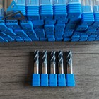 5pc 4-flute 1 2  X 1  X 3  Solid Carbide End Mills Tialn Coated Cnc Bit - Hrc55