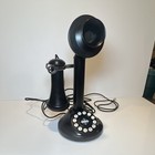 Crosley Cr64 Vintage Retro Corded Telephone Black Pulse tone Dialing 2010