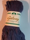 New Plymouth Galway Irish Knitting Wool Yarn Med Purple 100 Grams 230 Yards