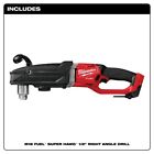 Milwaukee 2809-20 M18 Fuel Super Hawg 1 2  Right Angle Drill - Bare Tool