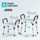 Shower Chair For Elderly   Disabled  10 Min Installation  Heavy Duty Bath Chair