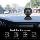 Dash Car Compass Auto Adjustable Boat Compass Dash Compass For Car Marine Boat