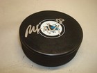 Micheal Haley Signed San Jose Sharks Hockey Puck Autographed 1a