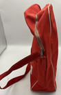 Vintage Twa Red Travel Bag With Shoulder Strap
