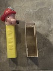Vintage Pez Dispenser Fireman With Mustache And Hat