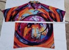 Jimi Hendrix Dragonfly Xxl 2xl Button Up Shirt Are You Experienced Album Art