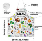 Brazilian Apron Brazil Kitchen Apron Brazil Themed Gifts Brazil Kitchen Apron   