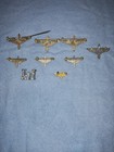 Vintage Wwii Us Army Air Forces Sterling Silver Aviation Wings   Insignia Lot