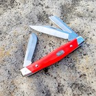 Buck Knives Usa Fire Red 301 Stockman Knife 3 Blade Special Edition Limited Run