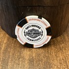 Hillbilly Hd- Tennessee  white black orange  Harley Davidson Poker Chip