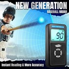 Upgrade Smart Baseball Radar - Larger Lcd Display Speed Radar Gun For Swing hitt