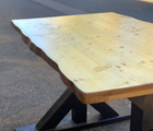 Pine Slab Style Restaurant Table Tops