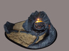 Helm s Deep Diorama  Lotr  Home Decor  Desk Decor