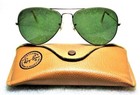 Ray-ban Usa Nos 1970s Vintage B l Aviator Arista Gold G-15 New Sunglasses   Case