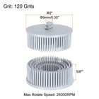 2pcs Bristle Disc 2  120 Grit Abrasive Coating Removal Disc For Metal  White