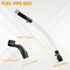 2x Racing Fuel Deluxe Filler Hose Kit For 5 Gallon Fuel Jug Vp Type Spout 14in
