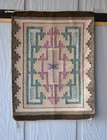 Vintage Coal Mine Mesa Raised Outline Navajo Rug -- 24 5  X 18 5 