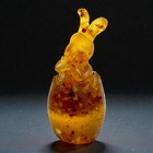 Handmade Amber Bunny Figurines 3d Easter Rabbit Designs By Kizima Usa