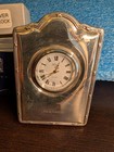 British Airways Concorde Airplane Carr s Sterling Silver Travel Clock Working