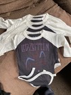 Infant Bodysuit Rock Bands Lot Led Zeppelin Metallica Cure Grateful Dead