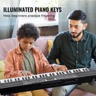 61 Key Electronic Keyboard Piano Digital Music Instrument Portable Beginner