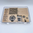 Vtg Stampin  Up  Wood Rubber Stamps Lot Of 39  6 Sets Mixed Theme Crafting Fun